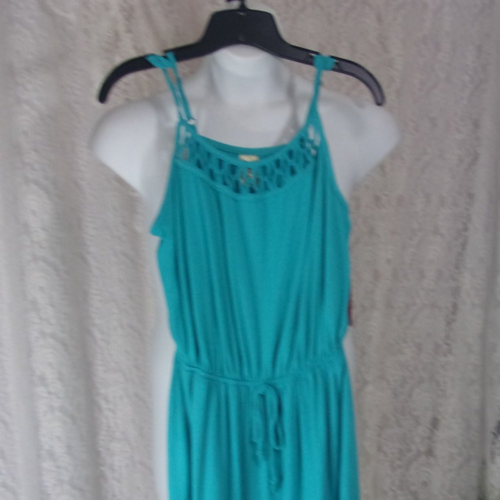 Light Turquoise Blue Maxi Dress Size 1X Plus NWT